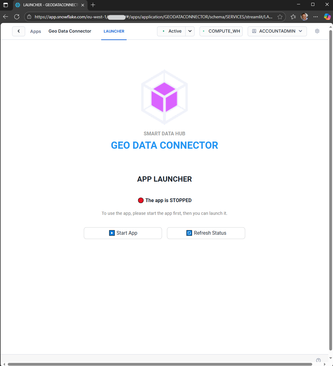 App Launcher Status