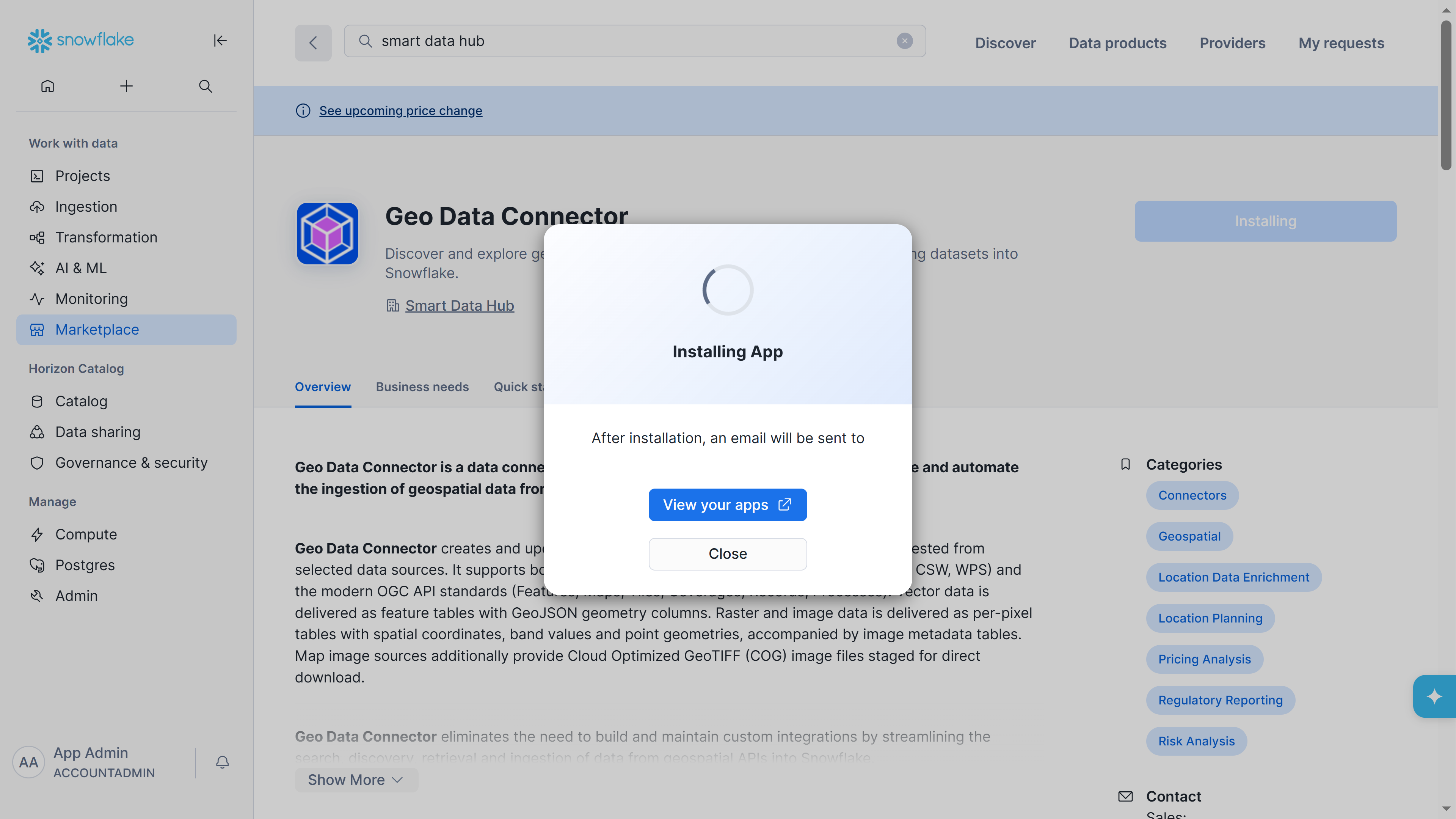 Installing App
