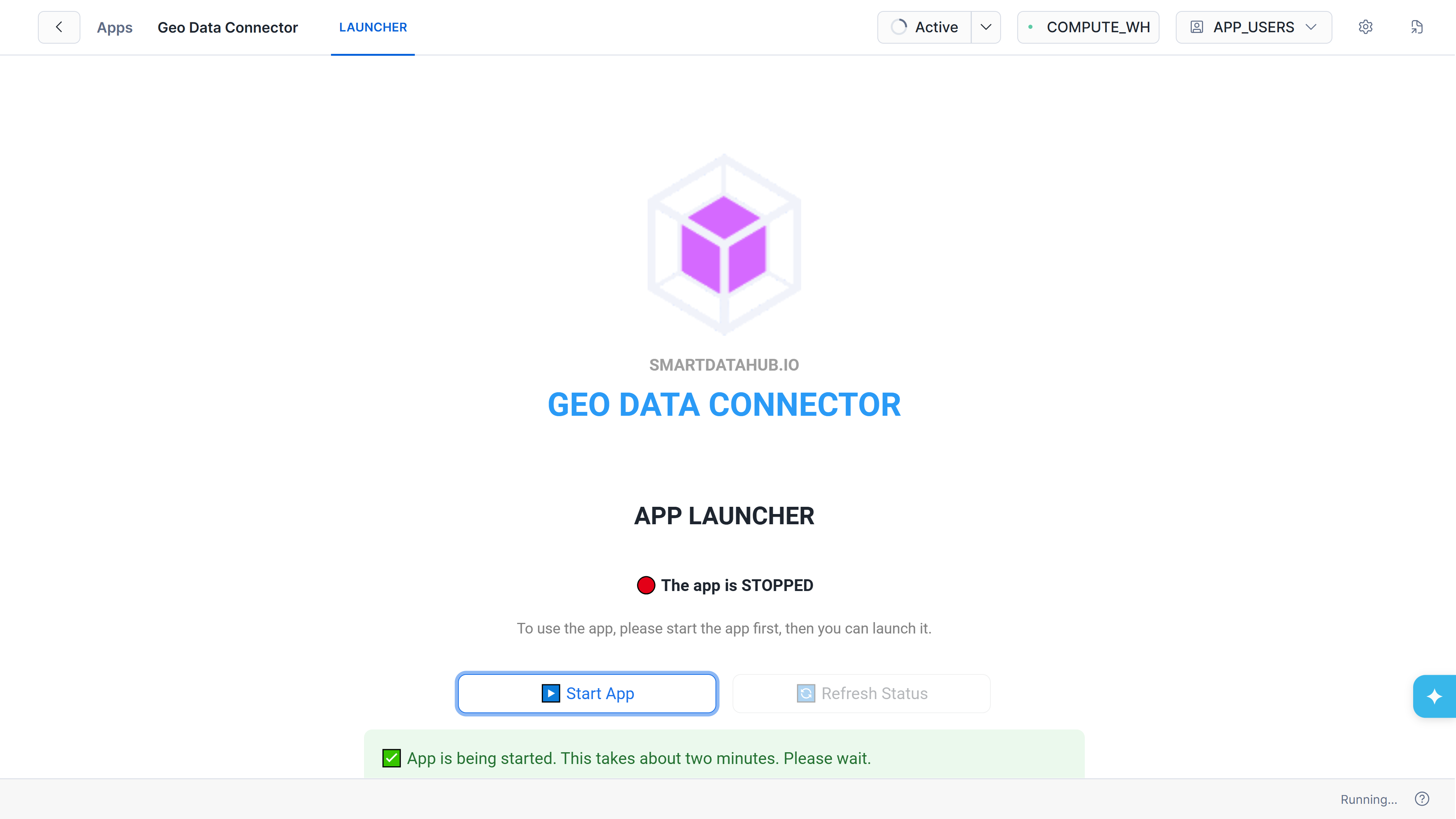 App Starting