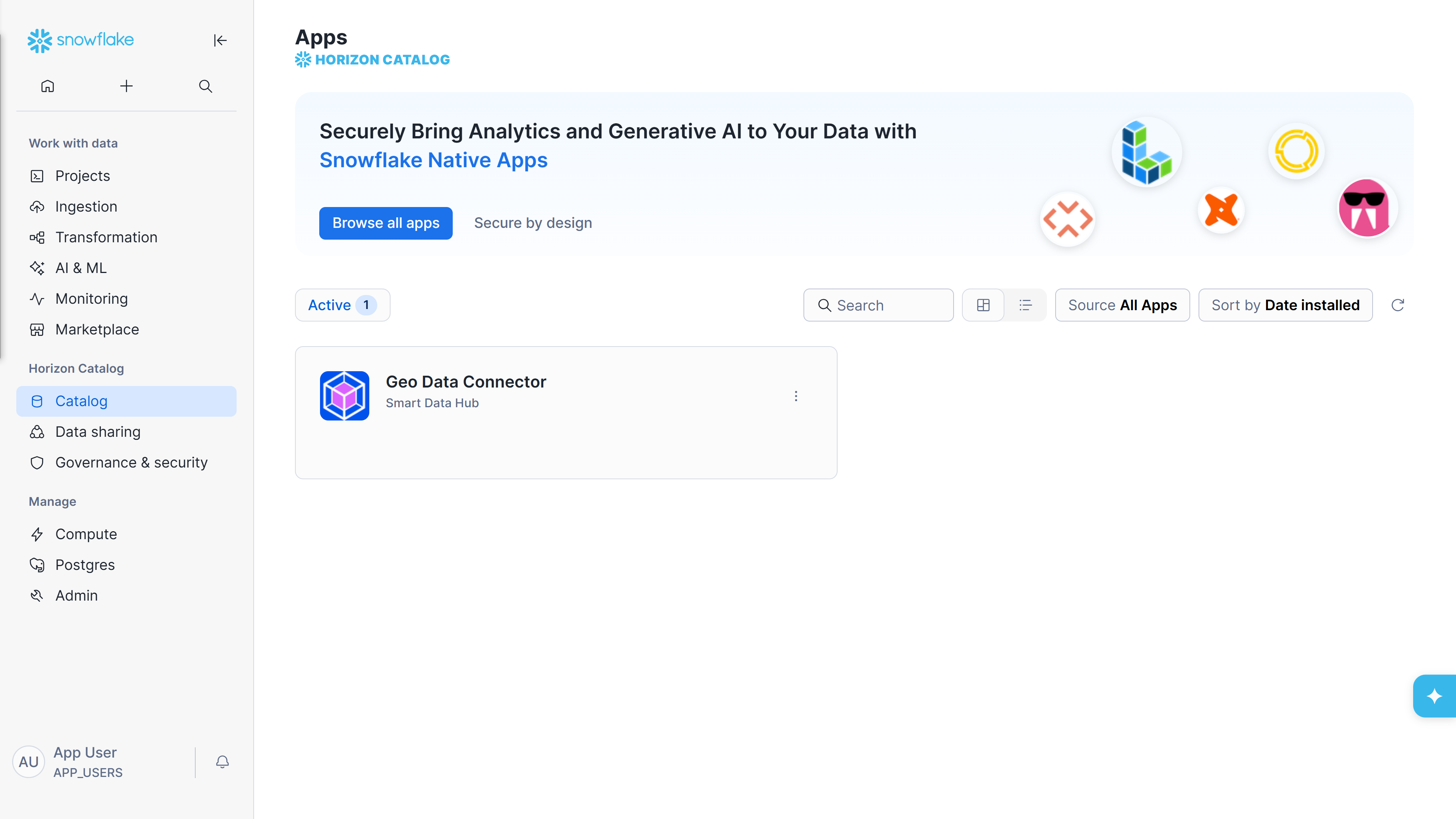 Apps Page